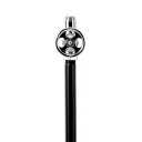 【期間限定特価】オンリーワンクラブ 給水部品 理科型ストレート止水栓(床給水) クローム IB4-EP17180