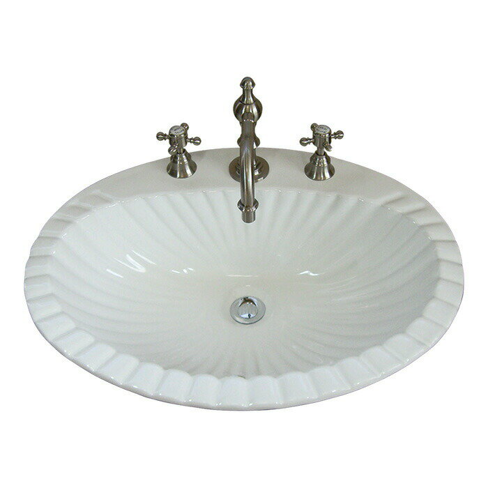 洗面ボウル ホワイティボウル 1040 選べる3タイプ 洗面ボール 埋め込み 深型 洗面ボウル おしゃれ シンプル 陶器 交換 洗面台