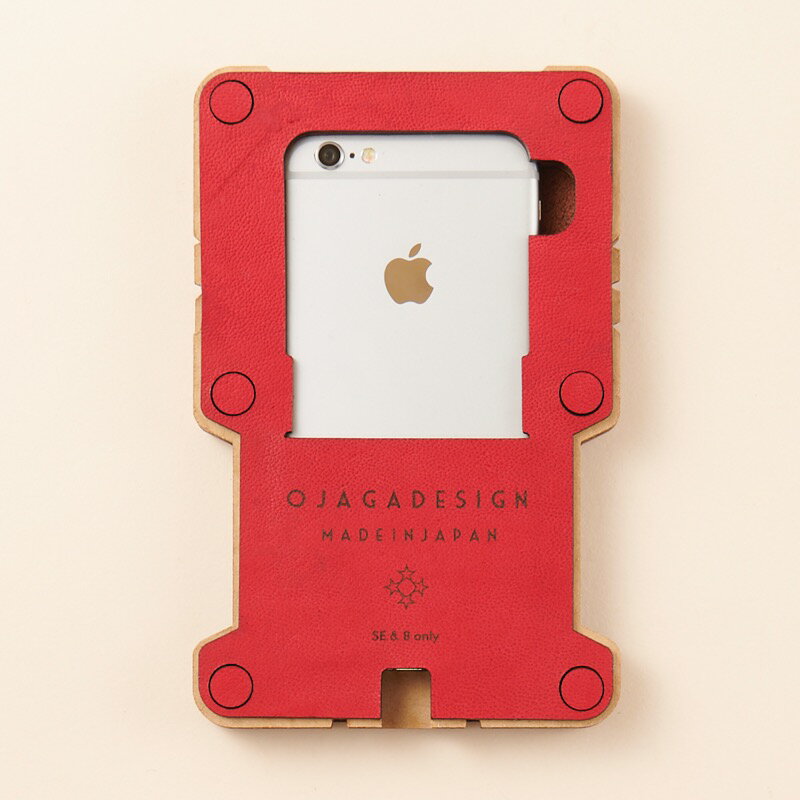 「OJAGA DESIGN」 オジャガデザイン　BELINDA ラクダレッド(iPhone11Pro/XS/X)