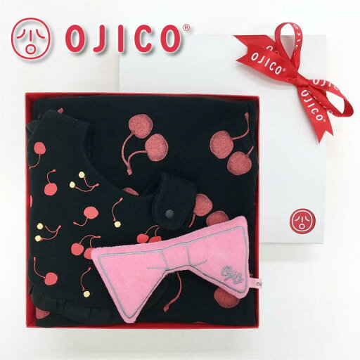 OJICO(オジコ)ベビーギフトセット・ロンパース/「CHERRY」(チェリー) OJICO(オジコ)ベビーギフトセット・ロンパース/「CHERRY」(チェリー)