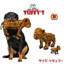 [Tuffys/Mighty2点500円オフ, 3点1000円オフ]タフィーズ タイガー [レギュラー] 犬用 おもちゃ ぬいぐるみ 丈夫 長持ち 頑丈 丈夫 犬のおもちゃスクイーカー Tuffy's [耐久度8]