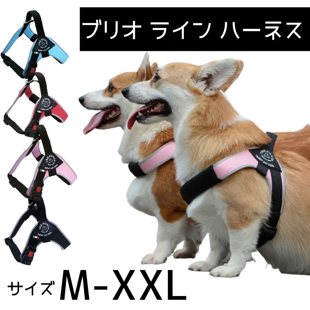 海外限定 イタリアの老舗ペットブランド Tre Ponti トレポンティ Brio ブリオ 大型犬 超大型犬 ハーネス 犬用 イタリア製 Ltx349d4 トレポンティー トレ ポンティ 送料無料 Akxioncycles Com