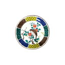 古九谷色絵花鳥図 豆皿(3)