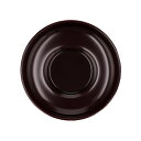 4.2寸だるま茶托 溜(全面塗)