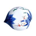 錦松竹梅 桃型鉢 <和食器 / 有田焼 / 色絵 / 鉢 / おもてなし / 鍋島>