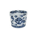 染付け蕎麦猪口 宝華唐草 <九谷焼 / 和食器 / そば猪口 / 染付>