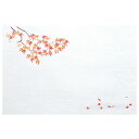 尺3雲竜和紙懐石まっと 枯淡 紅葉 10枚セット <もみじ / 秋 / 敷紙 / 和食 / ランチョンマット>