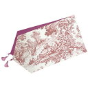 トワルドジュイ リバーシブルランナー/センター red/pink 35cm x 130cm <テーブルリネン>