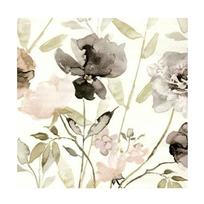 ペーパーナプキン Viola Fiori Vintage 5枚入り ＜Fleurs / 紙ナプキン＞【16時までにご注文で当日出荷..