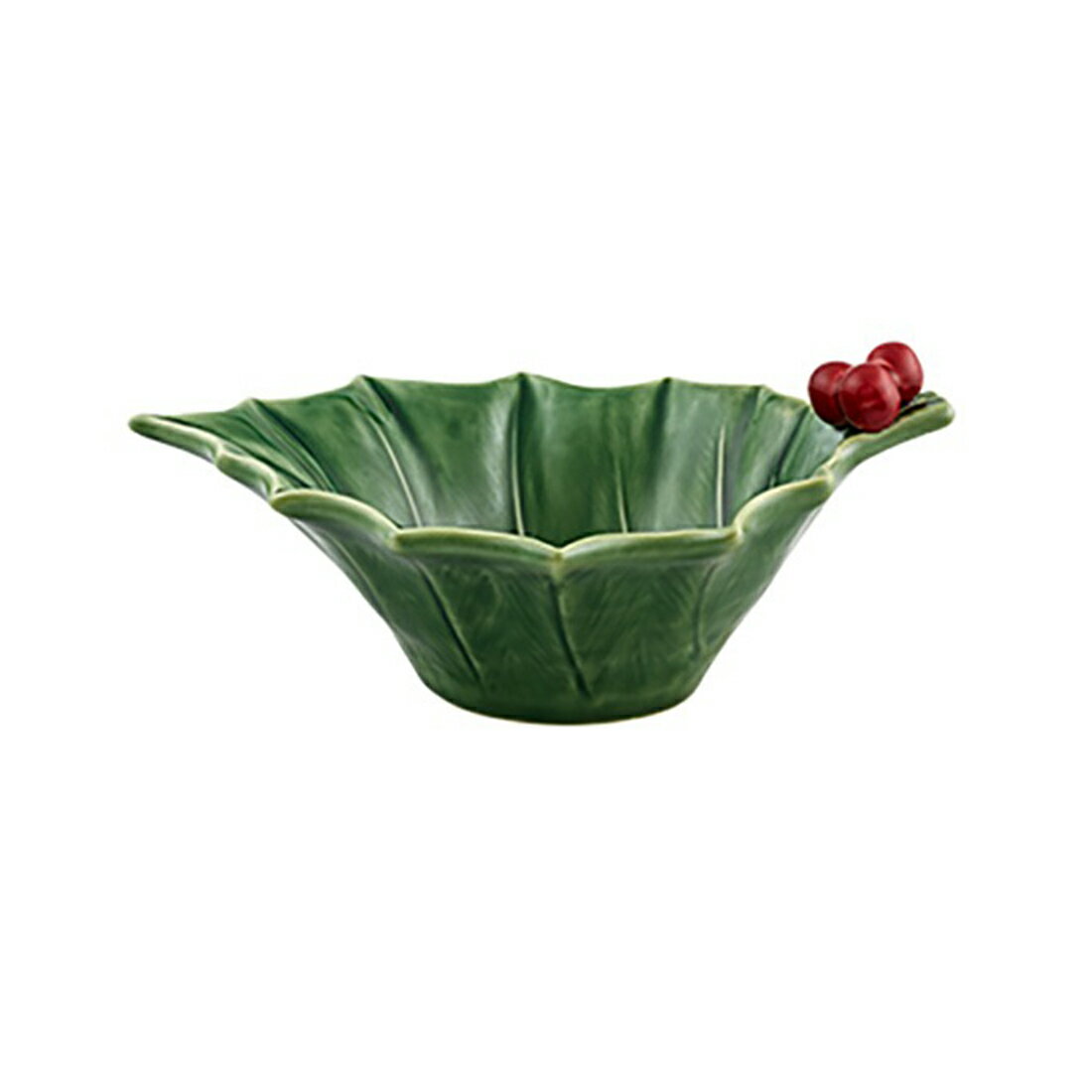 Bordallo Pinheiro ホーリー ボウル ＜クリスマス / ヒイラギ / 柊 / ボルダロ / 食器 / グリーン＞