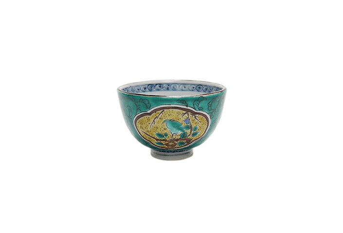 汲出し湯呑　青手古九谷