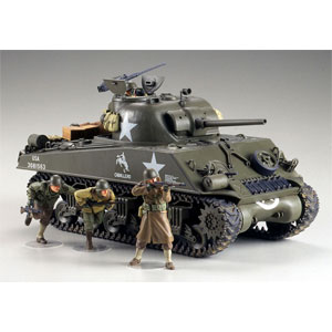 1/35 プラモデル ミリタリーミニチュア【No.250 アメリカ M4A3 シャーマン 75mm砲搭載・後期型（前線突破）】 タミヤ