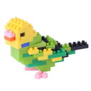 nano block ナノブロック【NBC-167 セキセイインコ グリーンオパーリン】カワダ