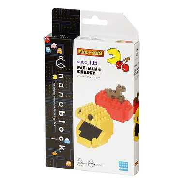 Diablock Soft - nano block ナノブロック【NBCC-105 ナノブロック PAC-MAN パックマン＆チェリー】カワダ