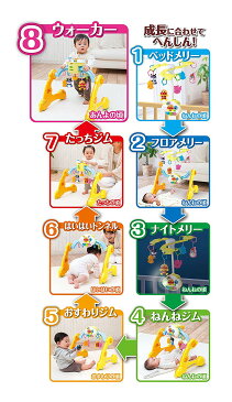0ヶ月〜★それいけ!アンパンマン【アンパンマン 8WAY ウォーカーまでへんしん!よくばりメリー】アガツマ