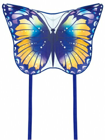 ★特価★365日毎日出荷OK★2Dカイト バタフライ／ブルー／凧揚げ／お正月玩具／凧糸付き／池田工業社