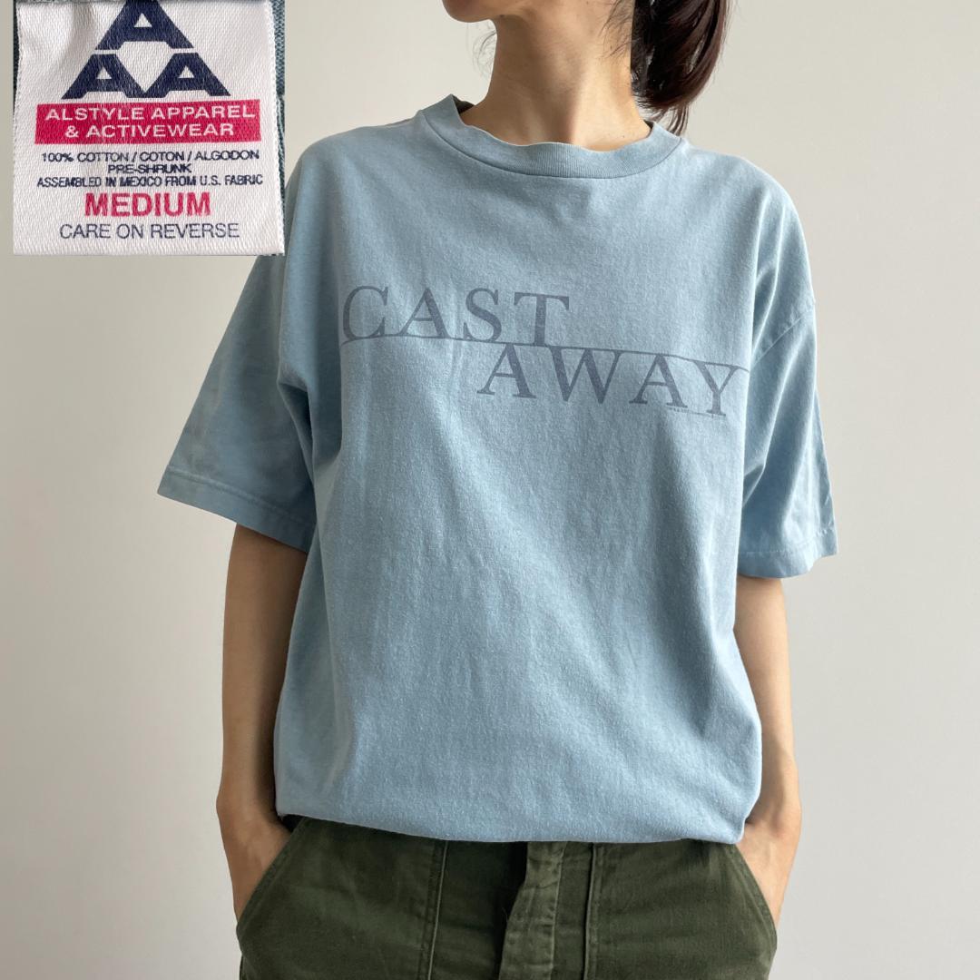 楽天福井産米と雑貨 おじま商店GF134 Tシャツ 映画 CAST AWAY ムービーT トムハンクス プロモ