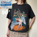 楽天福井産米と雑貨 おじま商店【W38】レッドツェッペリン led zeppelin ツアー Tシャツ 90年