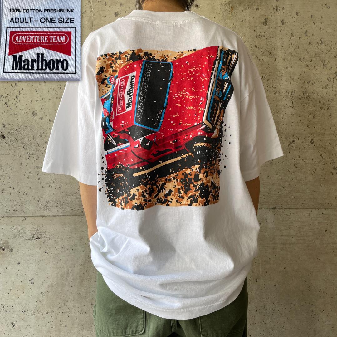 XZ390 Tシャツ マルボロ タバコ プロモ レースカー ポケT 90s