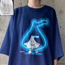 XZ326 Tシャツ 90s 企業T プロモ ハーシーズ チョコ キャラ ワンピ