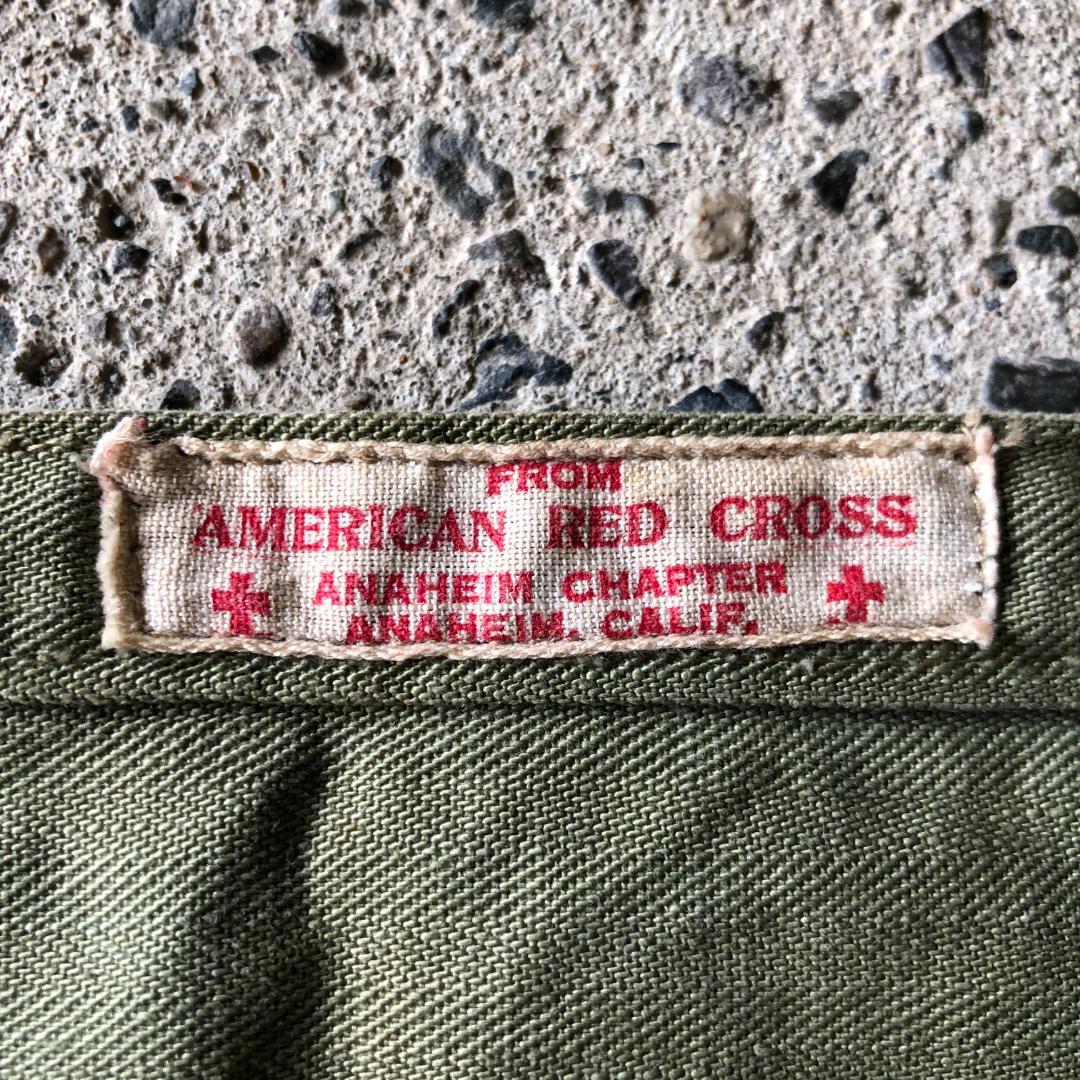 KU509 本物 実品 アメリカンレッドクロス エプロンバッグ 40s