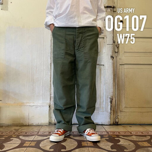 GD359 US ARMY 米軍 アメリカ軍 ベイカーパンツ 70s OG107 GD359 US ARMY 米軍 アメリカ軍 ベイカーパンツ 70s OG107