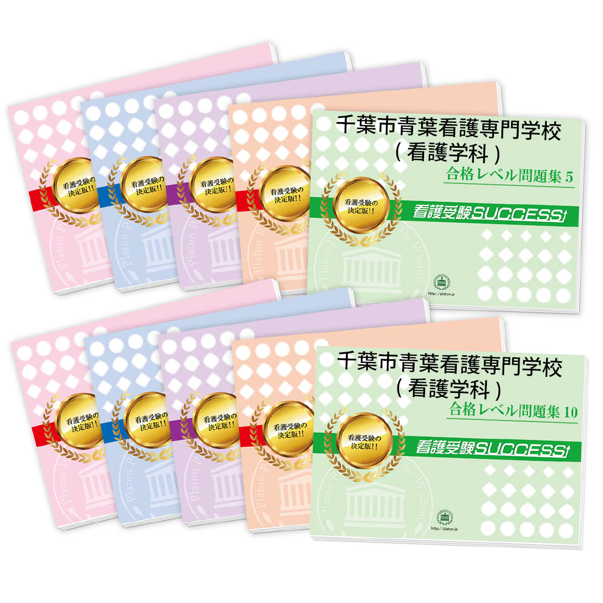 2026 千葉市青葉看護専門学校(看護学科)・受験合格セット問題集(10冊) 過去問の傾向と対策 / 面接 参考書 社会人 高校生 送料無料 / 受験専門サクセ...