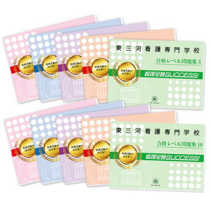 2026 東三河看護専門学校・受験合格セット問題集(10冊) 過去問の傾向と対策 / 面接 参考書 社会人 高校生 送料無料 / 受験専門サクセス