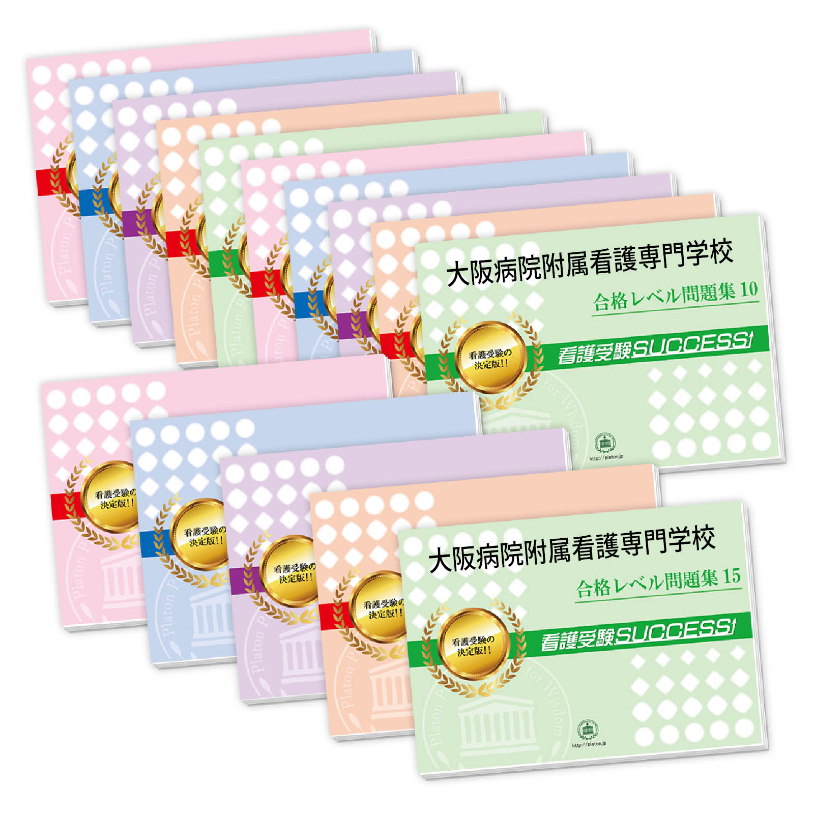 2026 大阪病院附属看護専門学校・2ヶ月対策合格セット問題集(15冊) 過去問の傾向と対策 / 面接 参考書 社会人 高校生 送料無料 / 受験専門サクセス