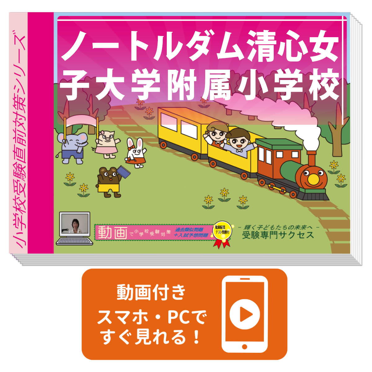 2026 ノートルダム清心女子大学附属小学校・プレテスト＋入試直前問題集 過去問の傾向と対策 / 面接 家..
