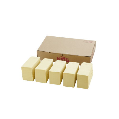 キングコーポレーション 封筒 1000枚入り 〒枠付き 長形4号（B5判四つ折り収容可） クリーム ＜Hiソフトカラー封筒＞ メーカー品番:161409 裏面サイド貼り 紙厚:80g/平米