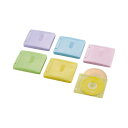 4個で送料無料■エレコム Blu-Ray/DVD/CD用不織布ケース 60枚入 2穴付 5色アソート サイズ:W128xH143x厚0.54mm 1枚当たり2枚収納(両面1枚ずつ) メーカー品番:CCD-NBWB120ASO 材質:ポリプロピレン インデックスラベル60枚付き(2)