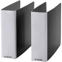 エレコム CD/DVD/BD用不織布ケース専用ファイル 24枚収容 メーカー品番:CCD-B01WBK ブラック サイズ:W170xD39xH145.5mm 背ラベルカード2枚付き 材質:ポリプロピレン■6個で送料無料