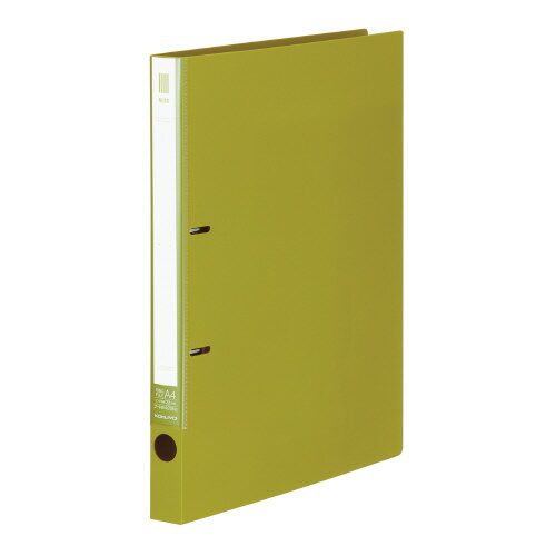 コクヨ　リングファイル　収容枚数:180枚　A4タテ型　2穴（80mm間隔）　金属金具　＜NEOS＞　本体色:ラ..