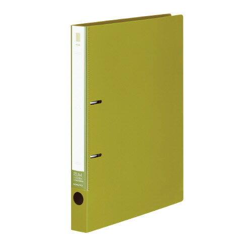 コクヨ　リングファイル　収容枚数:220枚　A4タテ型　2穴（80mm間隔）　金属金具　＜NEOS＞　本体色:ラ..