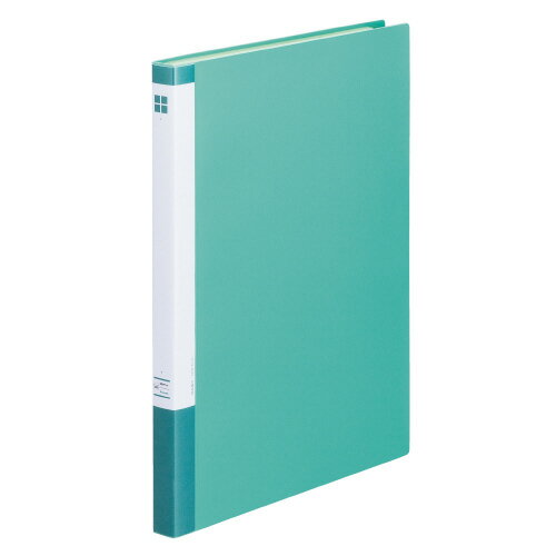 樂天商城 - コクヨグループ　クリヤーブック（固定式）　中紙あり　A4タテ型　20ポケット　10冊入り　メーカー品番:4263-8902　緑　サイズ:H306xW237xD17mm　再生PP表紙　背紙交換式