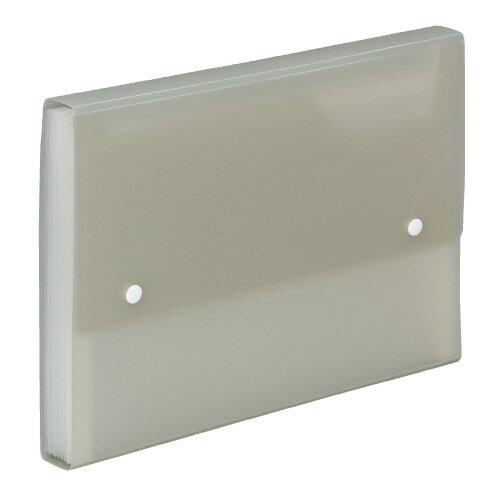 コクヨグループ　ドキュメントファイル　A4ヨコ型　13ポケット　メーカー品番:5208-6724　スモーク　サ..