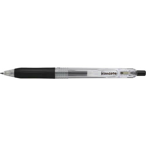 樂天商城 - コクヨグループ　ゲルインクボールペン　ノック式　ボール径:0.5mm　インク色:黒　メーカー品番:5015-3299　ラバーグリップ　ゼブラ株式会社共同企画