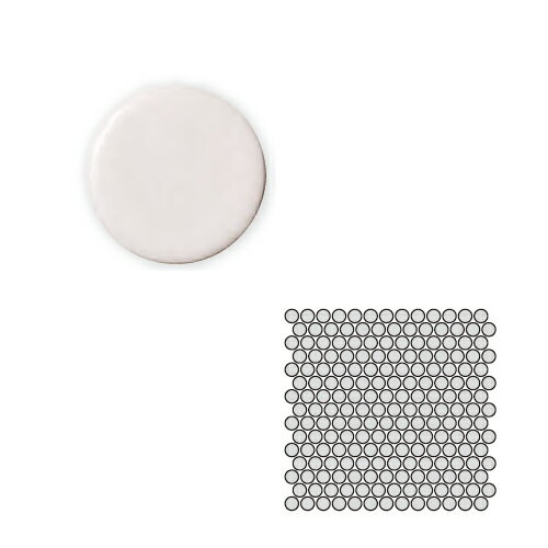 超美品 Tchic Swan Tile タイル建材 屋内壁用 インテリアタイル Precerav プリセラv 19mm丸平 19 103v 結晶 Ok Depot Www Tedxeastend Com