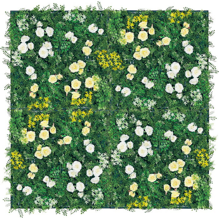 インテリアアート アートデコ アートパネル フラワー 1000×1000×100mm AM6401 アートパネル 北欧 モダン 玄関 花 横長 モノトーン