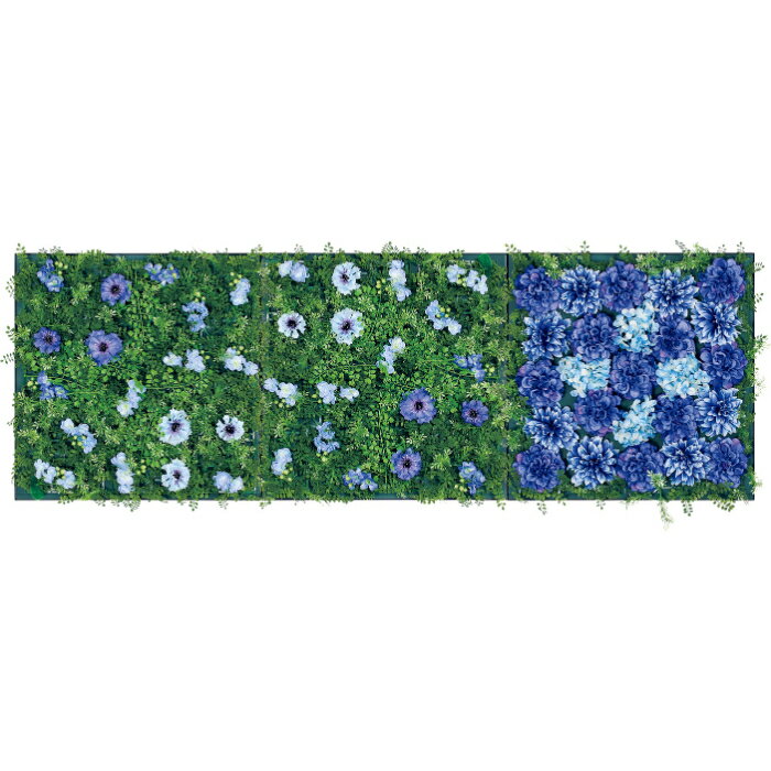 Rakuten - インテリアアート アートデコ アートパネル フラワー 1450×550×100mm AM6413 アートパネル 北欧 モダン 玄関 花 横長 モノトーン