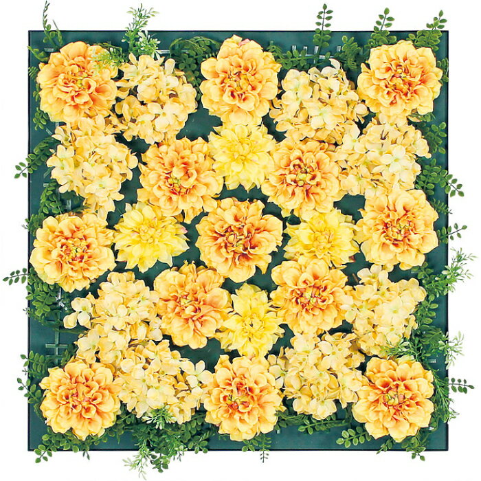 Rakuten - インテリアアート アートデコ アートパネル フラワー 700×700×100　AR6002 アートパネル 北欧 モダン 玄関 花 横長 モノトーン