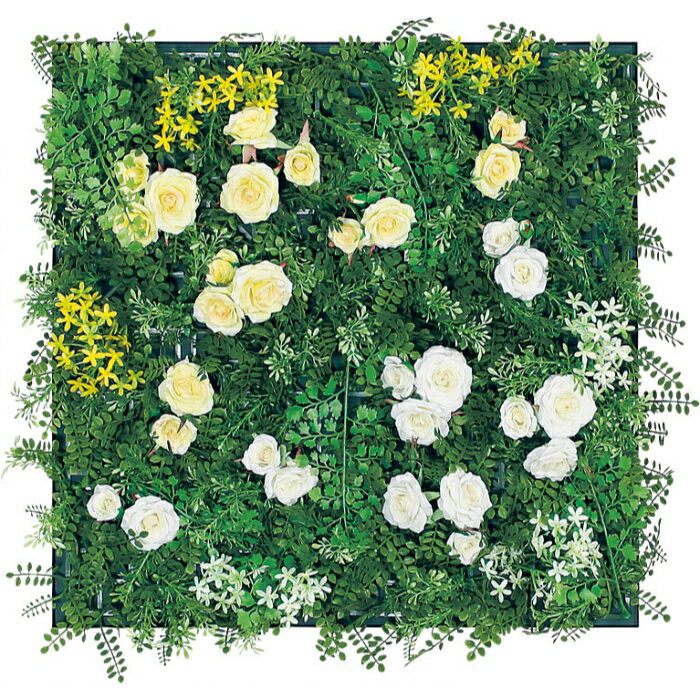 Rakuten - インテリアアート アートデコ アートパネル フラワー　700×700×100　AR6008 アートパネル 北欧 モダン 玄関 花 横長 モノトーン