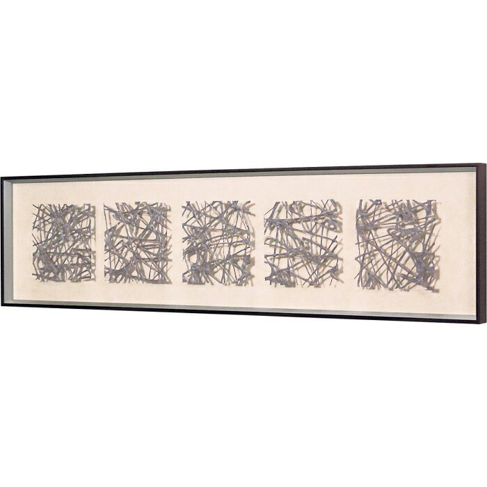 Rakuten - インテリアアート アートデコ インテリアデコ マサエコ 1400×350×40 AR3017 アートパネル 北欧 モダン 玄関 花 横長 モノトーン