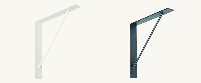 ウッドワン 無垢の木の収納 SK-002 小さな棚板とブラケットプラン オーク 玄関まわり システム収納 壁付け WOODONE [3]