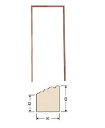 木製玄関ドア 断熱玄関ドア 断熱性 気密性 耐風性 遮音性 passiv material PM-R101 タモ 額縁 自然オイル塗装