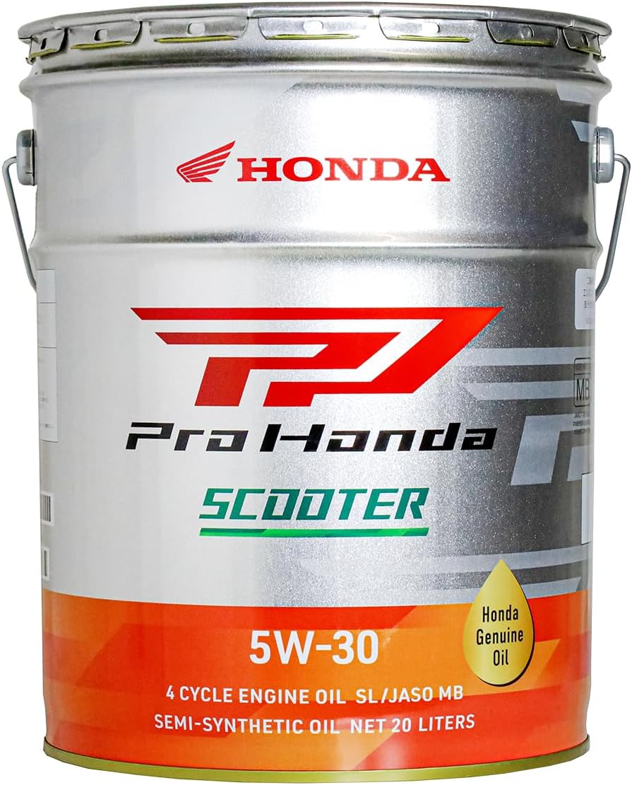 HONDA (ホンダ) PROHONDA SCOOTER 5W-30 SL MB 20L 08211-99977 部分化学合成油 ( 旧品番 E1 ) 2輪用エンジンオイル