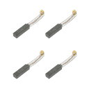 PATIKIL カーボンブラシ 20x6x5 mm 電動モーター 電動工具 アングルグラインダーテーブルソー スペアパーツ修理用 4個