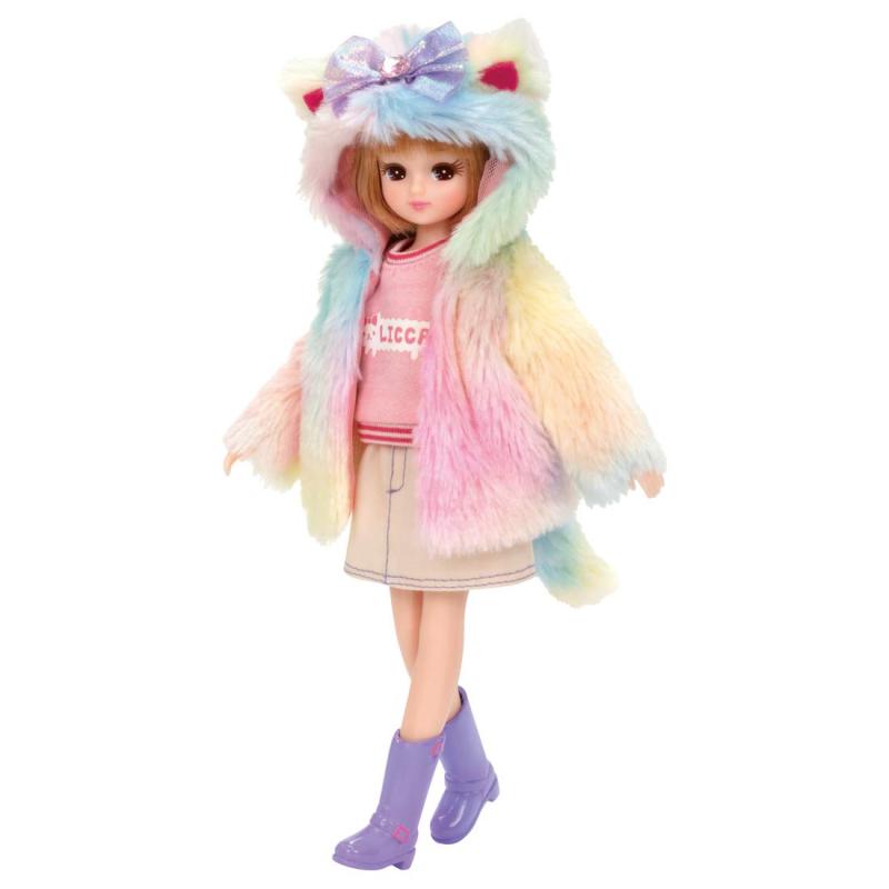リカちゃん ドレス LW-16 もふもふカラフルキャット ok-shop8-10220864 ok-shop88 パッケージ画像