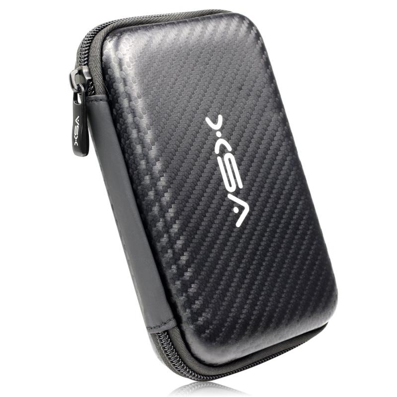 V5X 2.5インチHDD収納バッグ ポータブル収納ポーチ 外付けハードディスク保護収納ケース 撥水 防震 防塵 防衝撃(2)